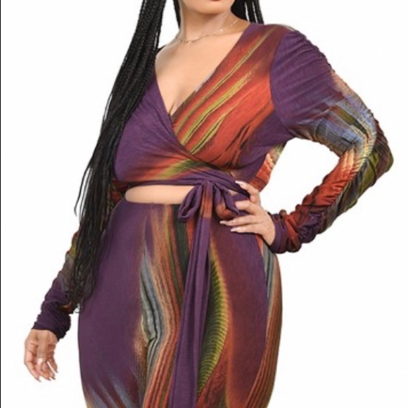 Purple plus jumpsuit - Picture 2 of 5